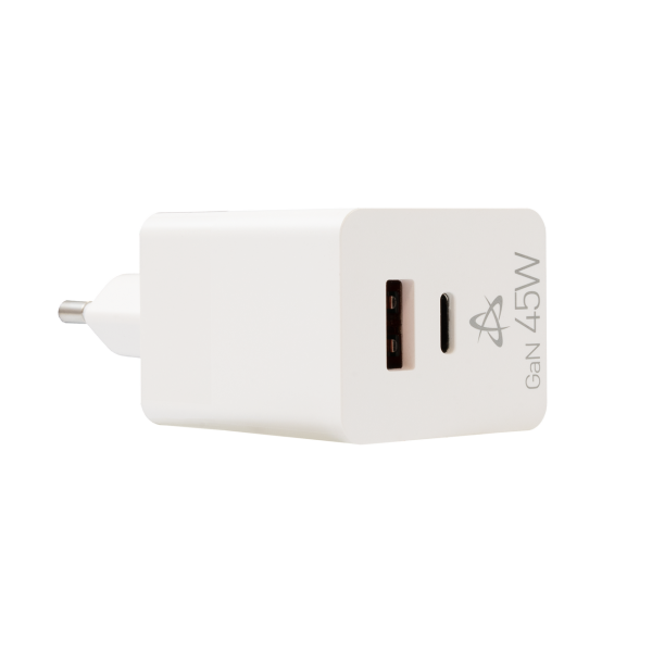 USB HOME CHARGER HC-45 / 2 INPUTS 45W GAN