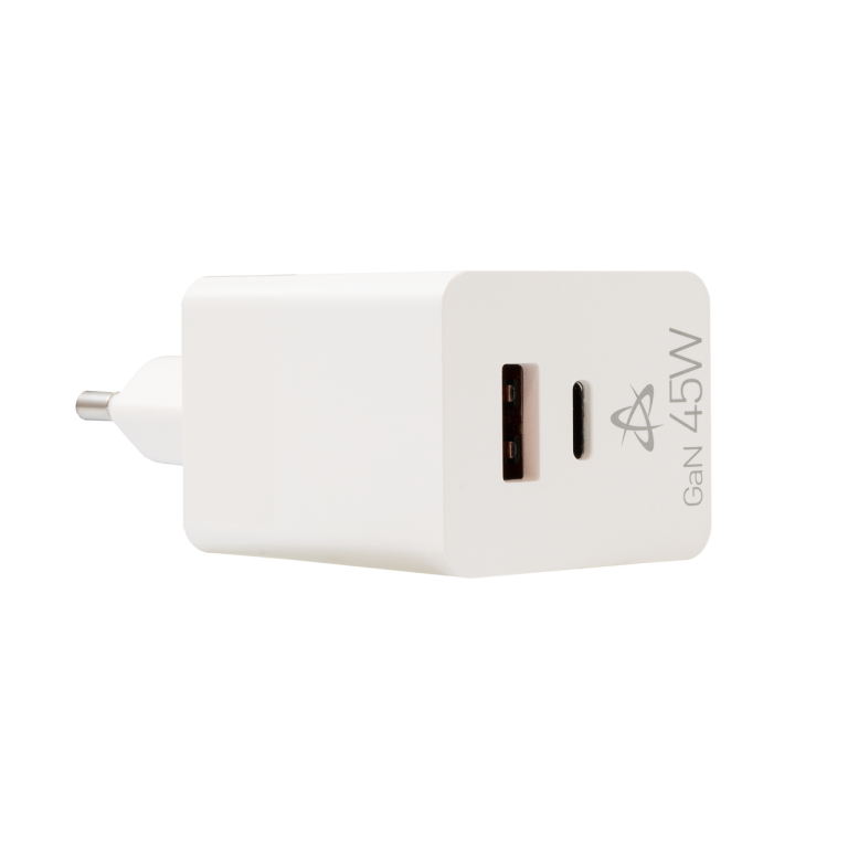 USB HOME CHARGER HC-45 / 2 INPUTS 45W GAN