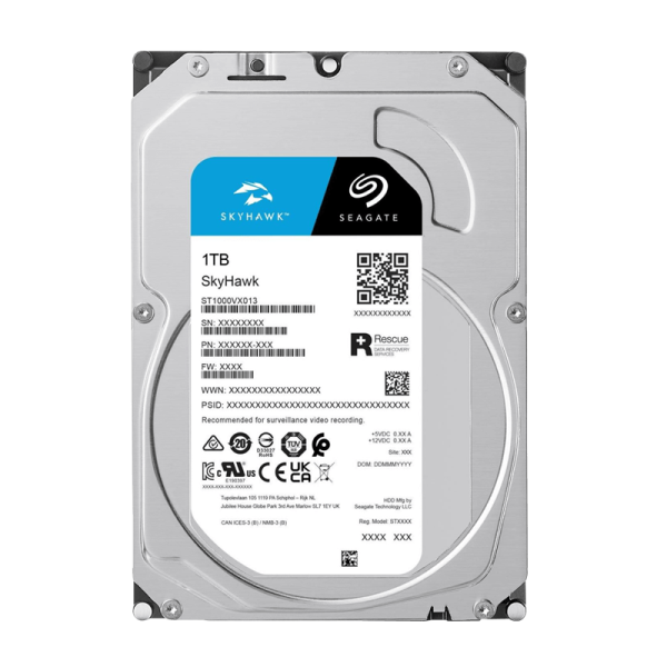 1TB Seagate Surveillance SkyHawk HDD Sata 6Gb/s 256MB ST1000VX013
