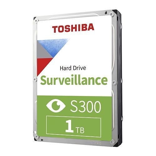Toshiba S300 1TB Surveillance Internal Hard Drive 5700RPM 64MB 3.5" Serial ATA III HDWV110UZSVA