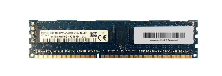 Hynix 8GB (1x8GB) 1Rx4 PC3-14900R DDR3-1866 ECC Memory Module HMT41GR7AFR4C-RD