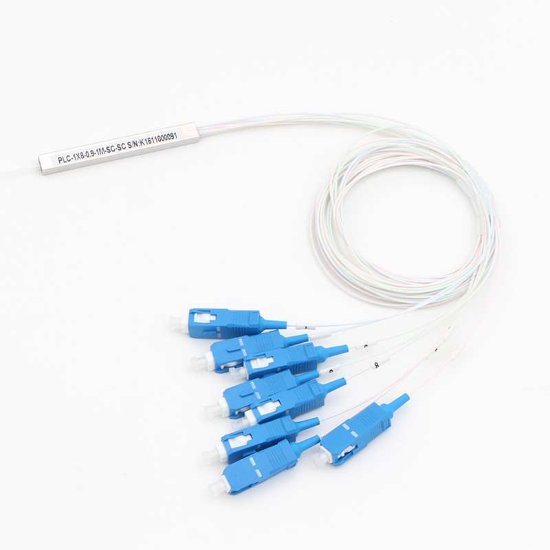 1 TO 8 FIBER SPLITTER BOX PC ALLOY MATERIAL ALS-FSB-PC8M