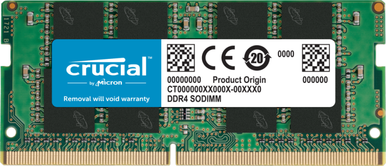 RAM DDR4 SODIMM 3200 16GB Crucial 16GB CT16G4SFRA32A