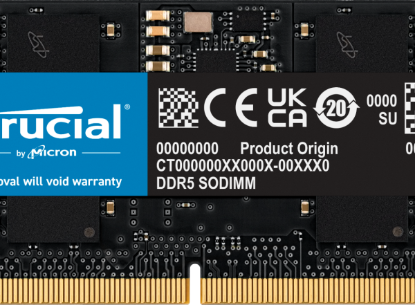 RAM DDR5 SODIMM 4800Mhz Crucial 16GB Modul CL40