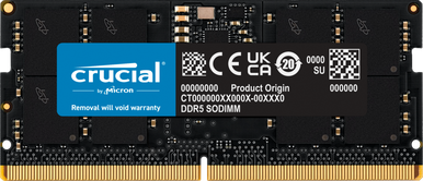 RAM DDR5 SODIMM 4800Mhz Crucial 16GB Modul CL40