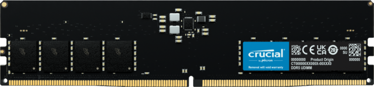RAM DDR5 4800 32GB Crucial CL40 UDIMM CT32G48C40U5