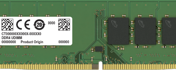 3200Mhz 8GB Crucial DDR4 RAM CT8G4DFRA32A