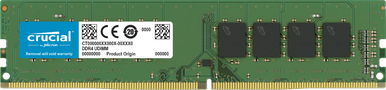2666MHz 4GB Crucial DDR4 UDIMM CL19