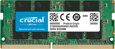 SODIMM 2666MHz 8GB Crucial DDR4
