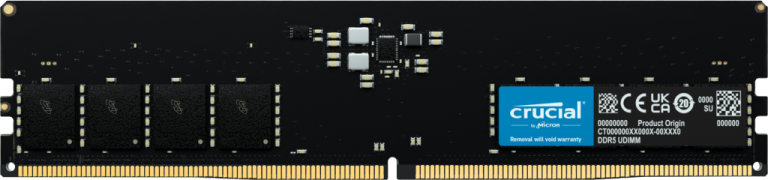 RAM DDR5 5600 32GB Crucial CL46 UDIMM CT32G56C46U5