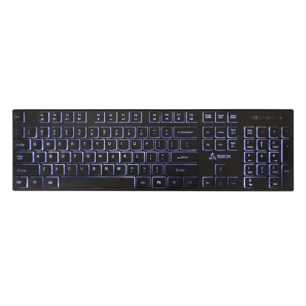 KEYBOARD SBOX K-22 / US White LED Illumination