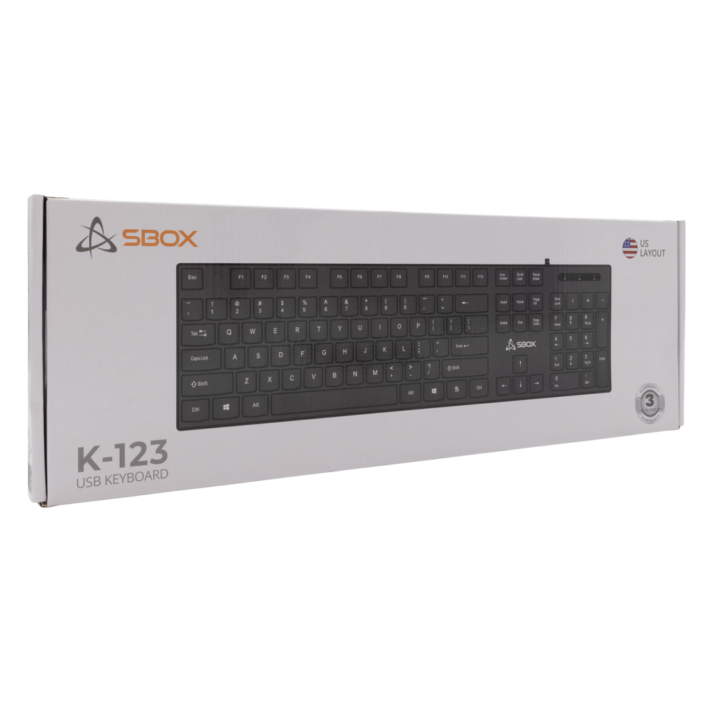 KEYBOARD SBOX K-123 US
