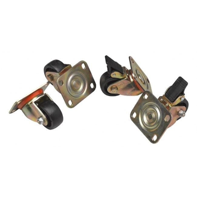 Lande Wheels for Rack Cabinet  FREE STANDING CASTER SET 1 SET=4 PCS 2W/BREAK 2WO/BREAK