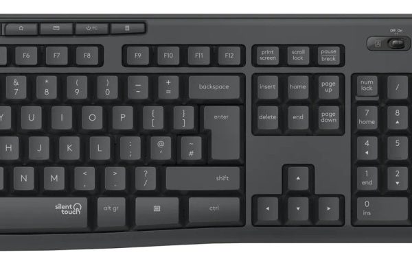 Logitech Keyboard and Mouse MK295 silent wireless desktop combo Graphite US 920-007932