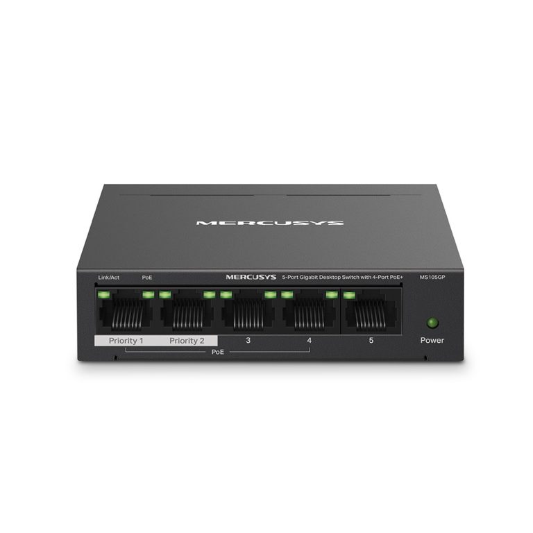Mercusys 5 Port Gigabit Desktop Switch MS105GP