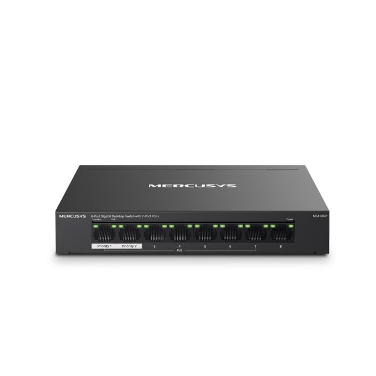 Mercusys 8 Port Gigabit Desktop Switch MS108GP