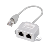 LogiLink T-Adapter RJ45 plug to 2 x RJ45 socket 1:1 port doppler shielded NP0042