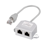 LogiLink T-Adapter RJ45 plug to 2 x RJ45 socket 1:1 port doppler shielded NP0042