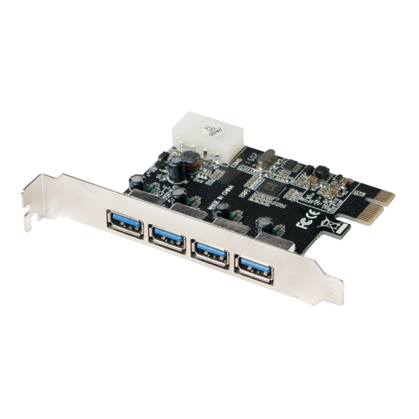 LogiLink PCIe Card 4x USB 3.0 VIA VL805 5 GBit/s