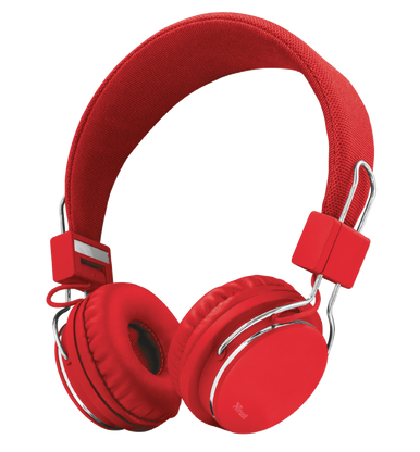 Trust ZIVA HEADPHONES RED 21822