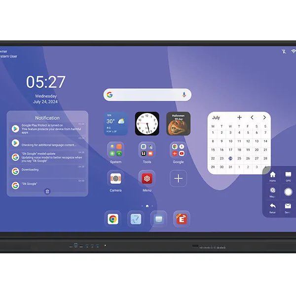 Starboard YL5U-86" SmartBoard Interactive Flat Panel Display 86"Resolution 3840x2160 4K Touch Screen Quad Core A76*2+A55*2 8GB 128GB EMMC Android 14 YL5U-86