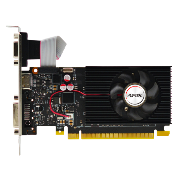 AFOX Graphic Card PCI Express 2.0 Geforce GT730 4GB DDR3 64Bit DVI HDMI LP Single Fan AF730-4096D3L3-V2