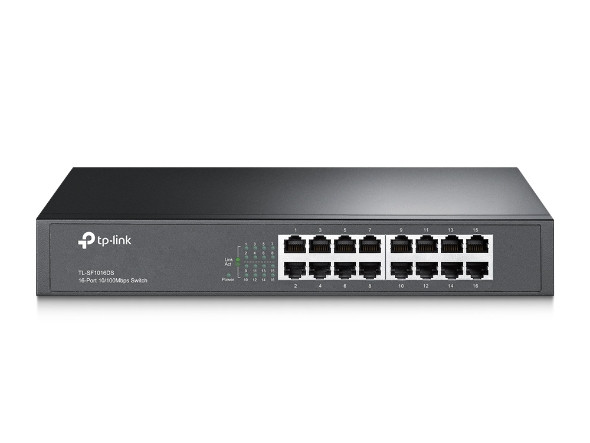 TP-Link Switch Unmanaged 24-Port 10/100Mbps Rackmount  TL-SF1016DS