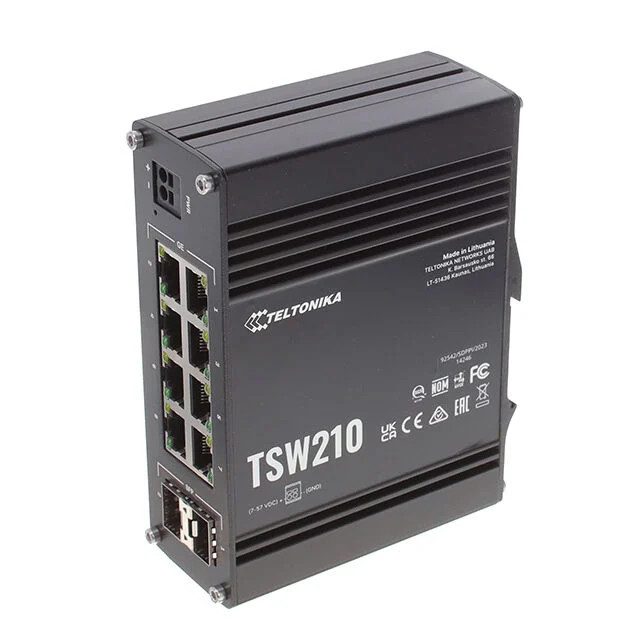 Teltonika TSW202 L2 Switch 8x10/100/1000 PoE+ 2xSFP Slot 240W TSW210000040