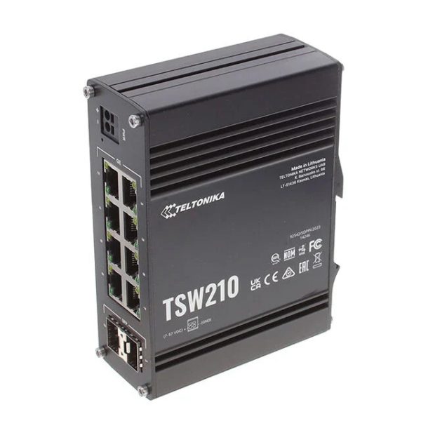 Teltonika TSW202 L2 Switch 8x10/100/1000 PoE+ 2xSFP Slot 240W TSW210000040