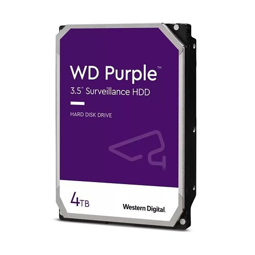 4TB WD WD43PURZ Purple Surveillance Hard Drive 5400 RPM 256MB