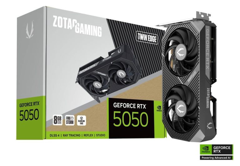 Nvidia RTX 5050 8GB Zotac Twin Edge OC GDDR6 ZT-B50500H-10M