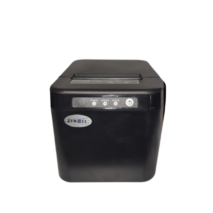 Thermal receipt printer USB+LAN 200mm/s Black color EU plug ZY-Q821B